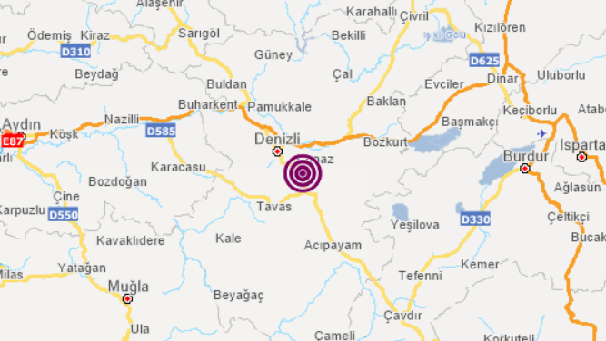 Son Depremler Denizli De 4 Buyuklugunde Deprem